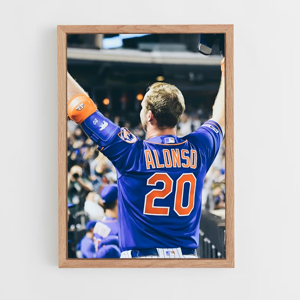 Poster Pete de alonso – affiche Baseball (vue 4)